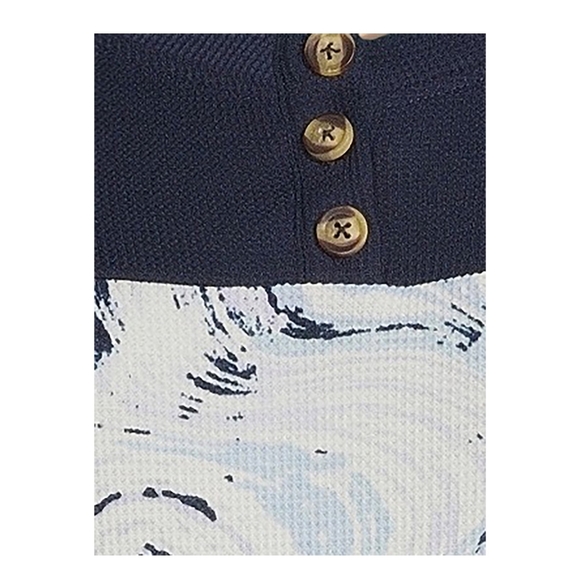 No Boundaries NWT Juniors' Long Sleeve Round Neck Drawstring Waist Top 837 - Picture 4 of 5